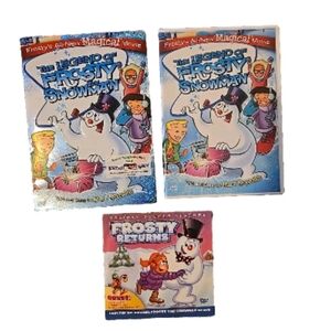 Legend of Frosty the Snowman DVD New Sealed Holiday Movie Christmas w/ Bonus DVD